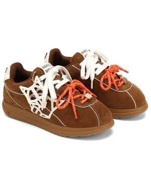 Naked Wolfe Expense Hairy Suede Sneakers - Brown