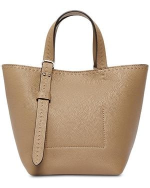 Max Mara Archetipo Extra Small Leather Handbag - Natural