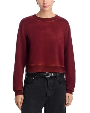 Cotton Citizen Roma Crewneck Sweatshirt - Red