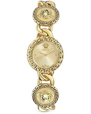 Versace La Greca Stud Icon Watch, 28Mm - Metallic