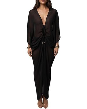 JLUXLABEL Longer Days Cover Up Dress - Black