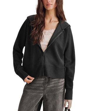 Splendid Winslow Zippered Hoodie - Black