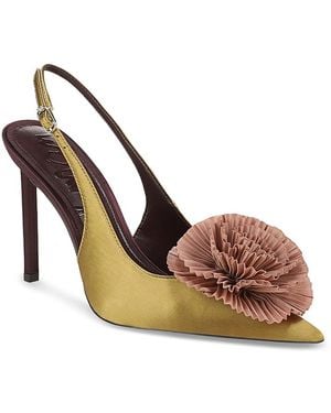 Sam Edelman Tegan Flore Slingback Pumps - Brown
