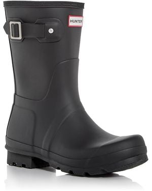 HUNTER Original Short Rain Boots - Black
