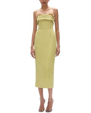 green emerald velvet dress Rachel Green Yellow Strapless Dress Friends 90's Slit Dress Sewing Pat –  Rosys Patterns