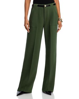 Aqua Wide Leg Pants - Green