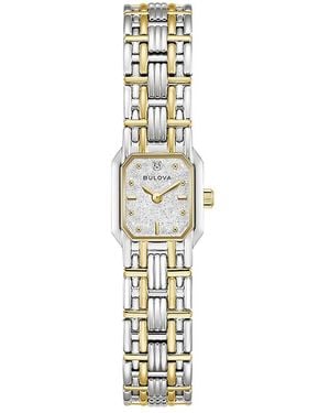 Bulova Goddess Of Time Sophia Bracelet Watch, 16Mm X 15Mm - Metallic