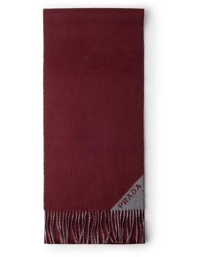 Prada Double Cashmere Scarf - Purple