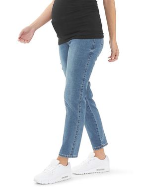 Ripe Maternity Dylan Distressed Jean - Blue