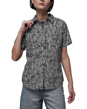 WILDFANG The Essential Button Up Shirt - Gray
