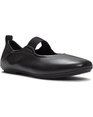 Fitflop Delicato Poise Leather Mary Jane Flats - Black