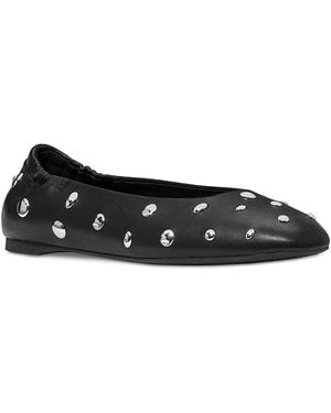 Kate Spade Halo Studded Ballet Flats - Black