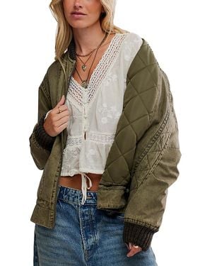 Free People Sweet Love Blouse - Gray
