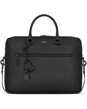 Saint Laurent Sac De Jour Briefcase - Black