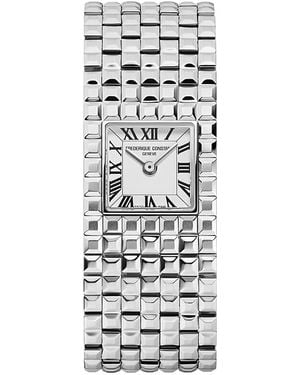 Frederique Constant Manchette Watch, 20Mm X 26Mm - White