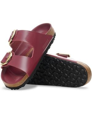 Birkenstock Arizona Big Hammered Buckle Sandals - Purple