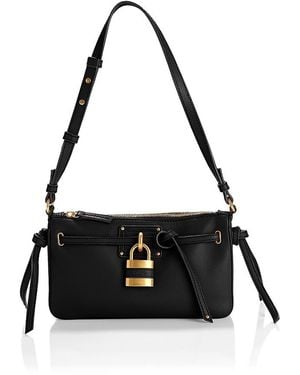 Chloé Paddington Sling Leather Shoulder Bag - Black