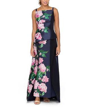 Kay Unger Blaire Walk-Through Gown - Blue