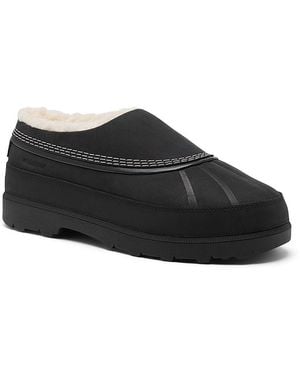 Sorel Ambler Fireside Faux Shearling Lined Waterproof Clogs - Black