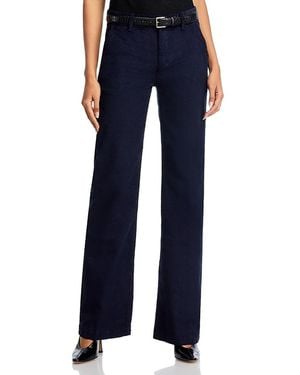 Kobi Halperin Hannah High-Rise Corduroy Pants - Blue