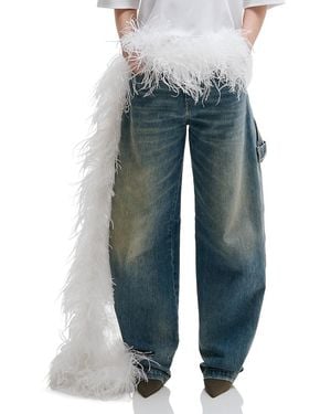 DARKPARK Audrey Barrel Leg Carpenter Jeans - Blue