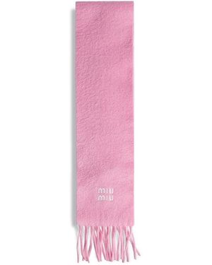 Miu Miu Cashmere Scarf - Pink