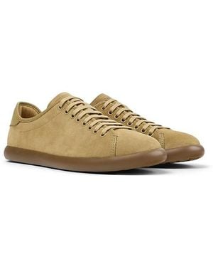 Camper Pelotas Soller Leather Shoes - Natural