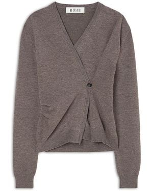 Rohe Twisted Ballet Cardigan - Brown