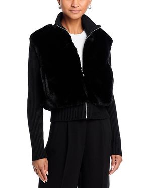 Moose Knuckles Dua Bunny Sweater - Black
