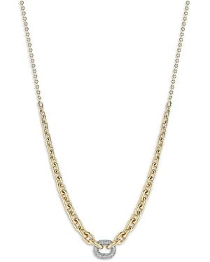 WALTERS FAITH 18K Diamond Morrell Graduated Link Necklace, 16 - Metallic
