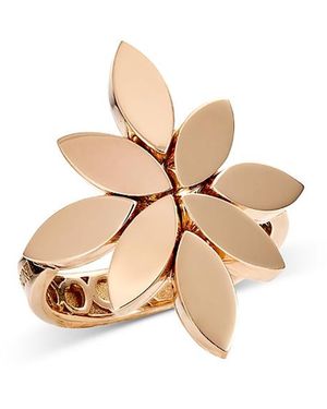 Pasquale Bruni 18K Ghirlanda Polished Flower Statement Ring - White
