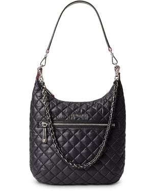 MZ Wallace Crosby Sienna Hobo Bag - Black
