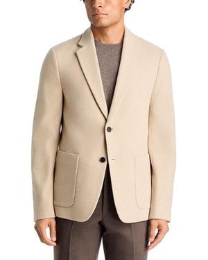 Theory Clinton City Knit Twill Jersey Jacket - Natural
