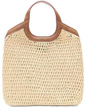 MZ Wallace Mini Crochet Georgica Tote - Natural