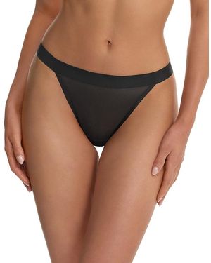 Natori True Zen Mesh Thong - Brown