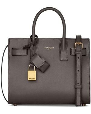 Saint Laurent Sac De Jour Nano Top Handle Bag - Natural