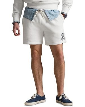 Polo Ralph Lauren 6 Relaxed Fit Fleece Graphic Shorts - Blue