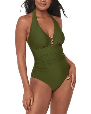 Miraclesuit Razzle Dazzle Theia One Piece Swimsuit - Green