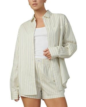 Joe's Jeans The Boyfriend Button Shirt - White