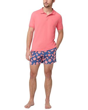 Tom & Teddy Pima Cotton Pique Polo Shirt - Red