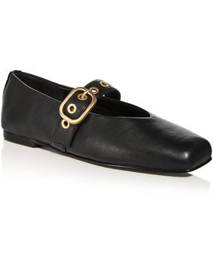 Aqua Stella Flats - Black