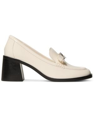 Kate Spade Deco Bow Loafer Pumps - Natural