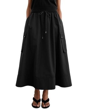 Toccin Elodie Cargo Midi Skirt - Black