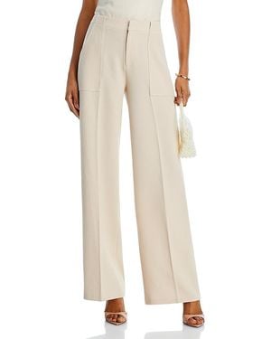 Aqua Wide Leg Pants - Natural