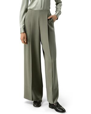 LILYSILK Stretch Silk Wide-Leg Pants - Green