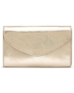 Il Bisonte Bigallo Leather Convertible Clutch - Natural