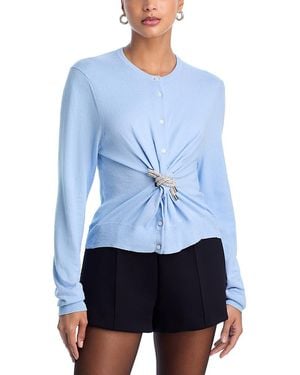 Area Crystal Knot Sweater - Blue