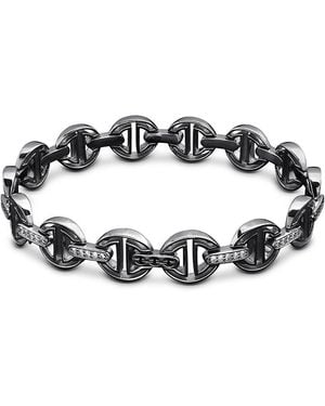Hoorsenbuhs 18K Diamond Bridge Link Bracelet - Metallic