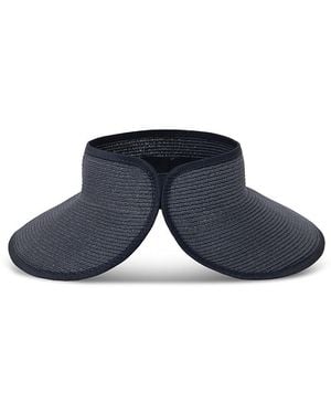 Aqua San Diego Hat Company Roll Up Visor - Blue
