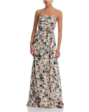 Cinq À Sept Magy Trailing Iris Gown - Multicolor